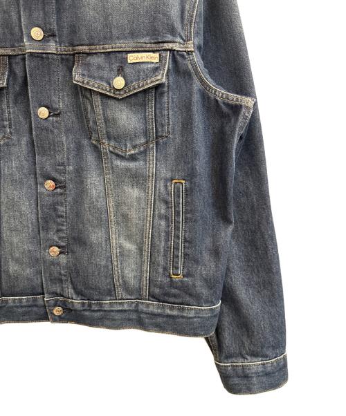 Calvin Klein（カルバンクライン）Calvin Klein (カルバンクライン) デニムジャケット ブルー サイズ:XLの古着・服飾アイテム