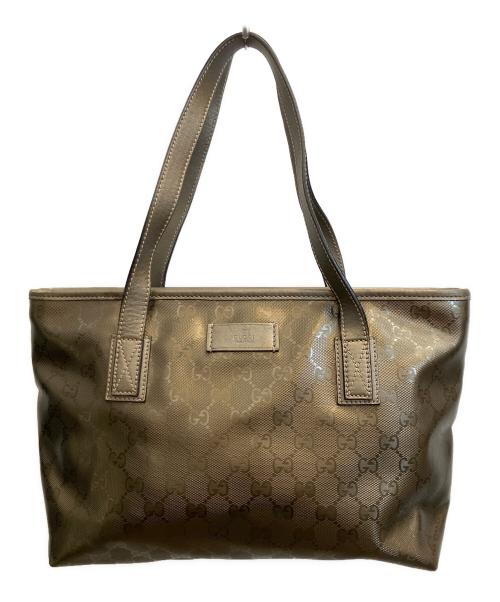 GUCCI（グッチ）GUCCI (グッチ) インプリメ　トートバッグ ブロンズの古着・服飾アイテム