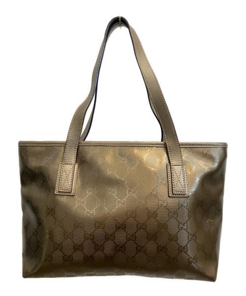 GUCCI（グッチ）GUCCI (グッチ) インプリメ　トートバッグ ブロンズの古着・服飾アイテム