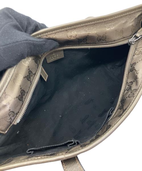 GUCCI（グッチ）GUCCI (グッチ) インプリメ　トートバッグ ブロンズの古着・服飾アイテム