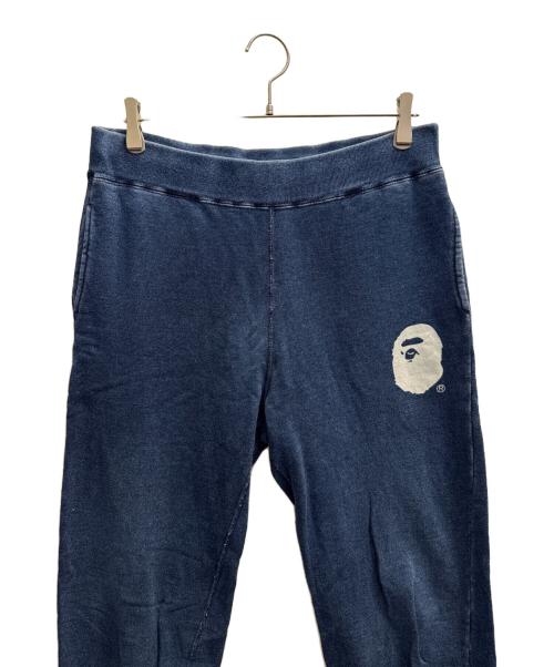 A BATHING APE（アベイシングエイプ）A BATHING APE (アベイシングエイプ) スウェットパンツ インディゴ サイズ:Ｓの古着・服飾アイテム