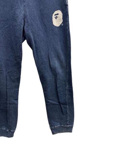 A BATHING APE（アベイシングエイプ）A BATHING APE (アベイシングエイプ) スウェットパンツ インディゴ サイズ:Ｓの古着・服飾アイテム