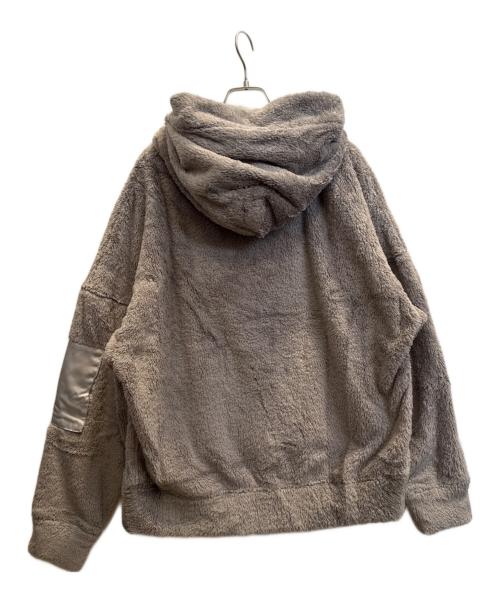RESOUND CLOTHING（リサウンドクロージング）RESOUND CLOTHING (リサウンドクロージング) ジップアップボアパーカー グレー サイズ:SIZE 1 未使用品の古着・服飾アイテム