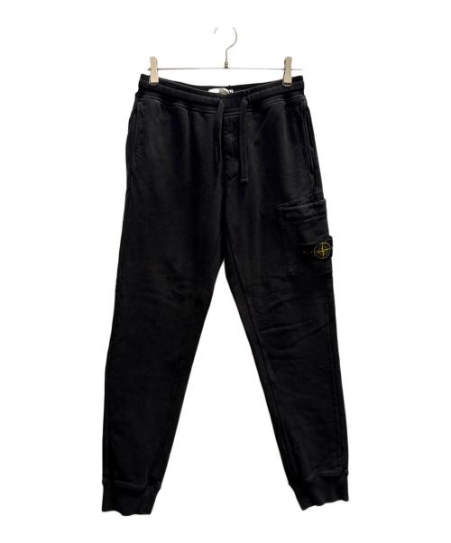 STONE ISLAND（ストーンアイランド）STONE ISLAND (ストーンアイランド) スウェットパンツ ブラック サイズ:Ｓの古着・服飾アイテム