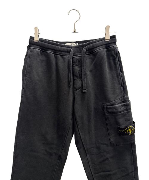 STONE ISLAND（ストーンアイランド）STONE ISLAND (ストーンアイランド) スウェットパンツ ブラック サイズ:Ｓの古着・服飾アイテム