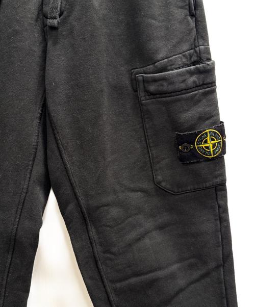 STONE ISLAND（ストーンアイランド）STONE ISLAND (ストーンアイランド) スウェットパンツ ブラック サイズ:Ｓの古着・服飾アイテム