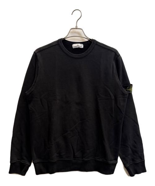 STONE ISLAND（ストーンアイランド）STONE ISLAND (ストーンアイランド) スウェット ブラック サイズ:Ｌの古着・服飾アイテム