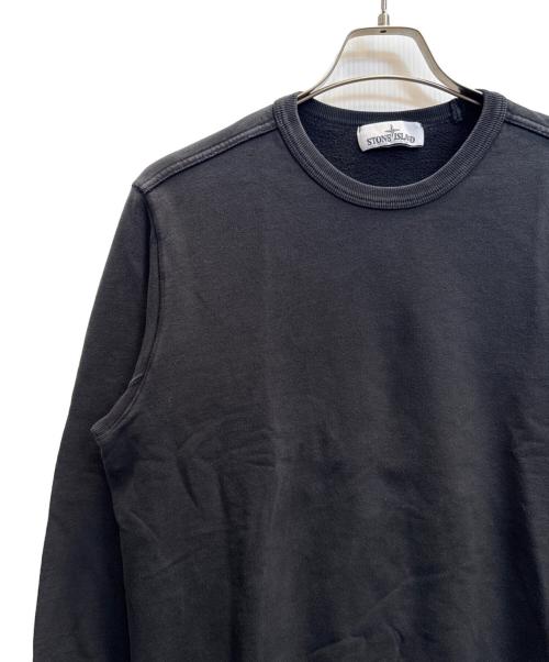 STONE ISLAND（ストーンアイランド）STONE ISLAND (ストーンアイランド) スウェット ブラック サイズ:Ｌの古着・服飾アイテム