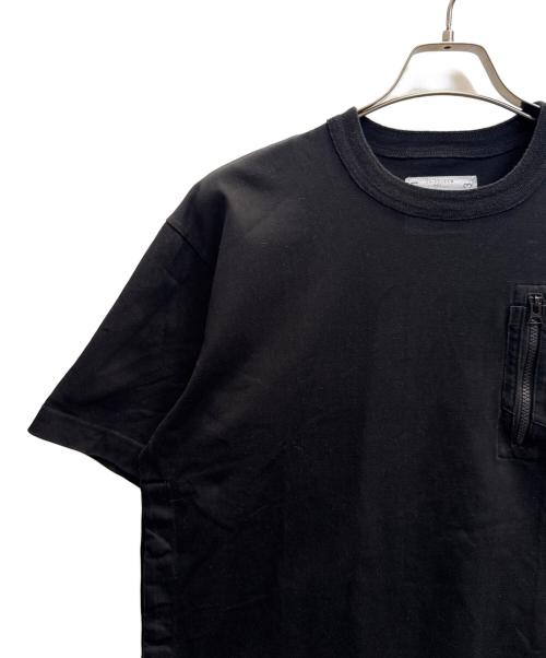 sacai（サカイ）sacai (サカイ) 半袖カットソー ブラック サイズ:SIZE 2の古着・服飾アイテム