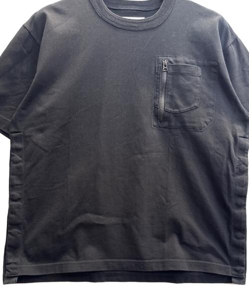 sacai（サカイ）sacai (サカイ) 半袖カットソー ブラック サイズ:SIZE 2の古着・服飾アイテム