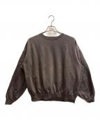 AURALEEオーラリー）の古着「	21AW ELASTIC HIGH GAUGE SWEAT」｜グレー