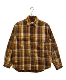 colony clothing（コロニークロージング）の古着「長袖シャツ」｜ブラウン×イエロー