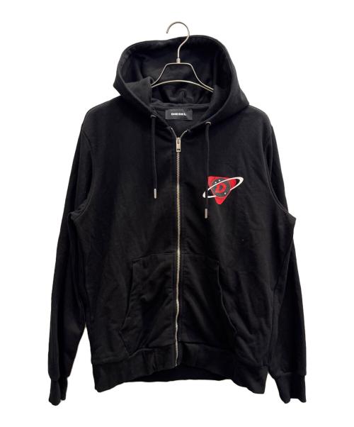 DIESEL（ディーゼル）DIESEL (ディーゼル) パーカー ブラック サイズ:XLの古着・服飾アイテム