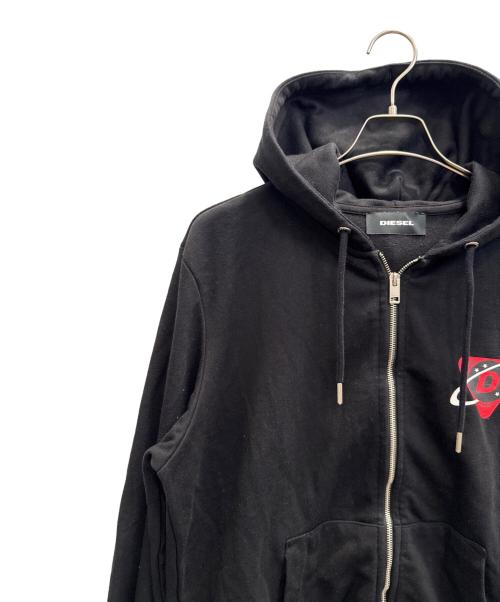 DIESEL（ディーゼル）DIESEL (ディーゼル) パーカー ブラック サイズ:XLの古着・服飾アイテム