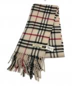 BURBERRYバーバリー）の古着「カシミヤマフラー」｜ベージュ