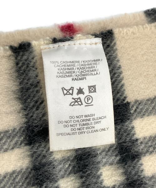 BURBERRY（バーバリー）BURBERRY (バーバリー) カシミヤマフラー ベージュの古着・服飾アイテム