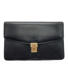Salvatore Ferragamo（サルヴァトーレ フェラガモ）の古着「クラッチバッグ」｜ブラック