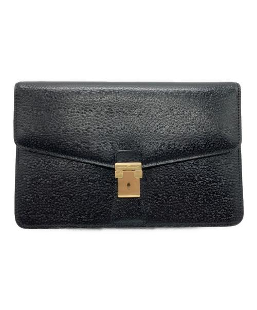 Salvatore Ferragamo（サルヴァトーレ フェラガモ）Salvatore Ferragamo (サルヴァトーレ フェラガモ) クラッチバッグ ブラックの古着・服飾アイテム