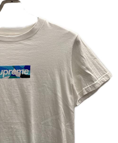 SUPREME（シュプリーム）SUPREME (シュプリーム) Emilio Pucci (エミリオ プッチ) Box Logo Tee　半袖カットソー ホワイト サイズ:Ｓの古着・服飾アイテム