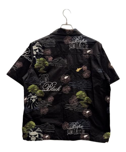 A BATHING APE（アベイシングエイプ）A BATHING APE (アベイシングエイプ) 半袖シャツ　BAPE BLACK ブラック サイズ:Мの古着・服飾アイテム