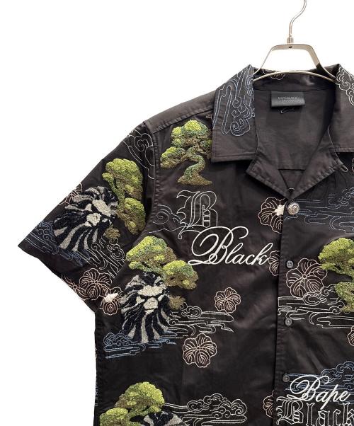 A BATHING APE（アベイシングエイプ）A BATHING APE (アベイシングエイプ) 半袖シャツ　BAPE BLACK ブラック サイズ:Мの古着・服飾アイテム