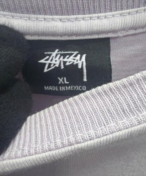stussy（ステューシー）stussy (ステューシー) 半袖カットソー ラベンダー サイズ:XLの古着・服飾アイテム