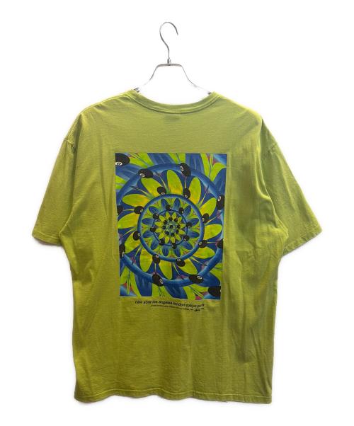 stussy（ステューシー）stussy (ステューシー) 半袖カットソー 黄緑 サイズ:XLの古着・服飾アイテム