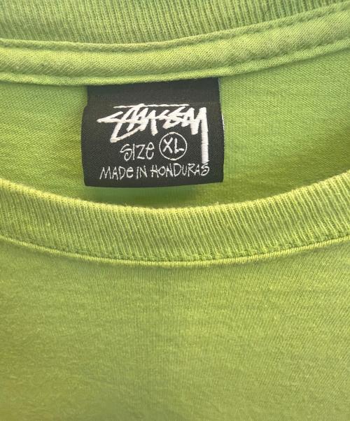 stussy（ステューシー）stussy (ステューシー) 半袖カットソー 黄緑 サイズ:XLの古着・服飾アイテム