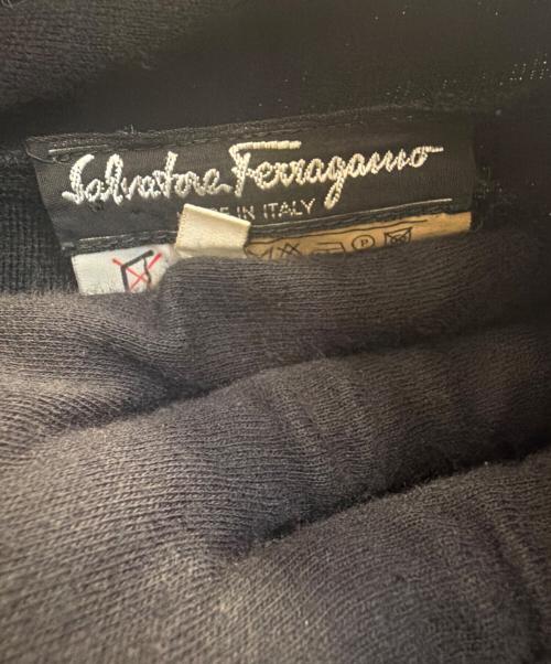 Salvatore Ferragamo（サルヴァトーレ フェラガモ）Salvatore Ferragamo (サルヴァトーレ フェラガモ) 長袖ワンピース ブラック サイズ:48の古着・服飾アイテム