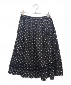 tricot COMME des GARCONSトリココムデギャルソン）の古着「裾テープスカート」｜ブラック