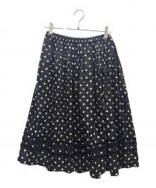tricot COMME des GARCONS（トリココムデギャルソン）の古着「裾テープスカート」｜ブラック