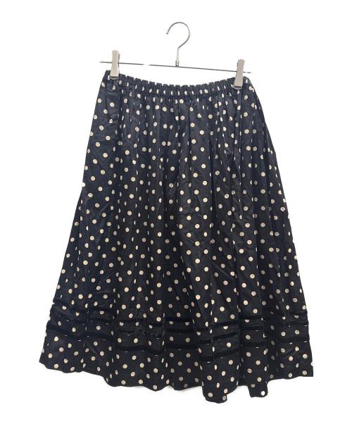 tricot COMME des GARCONS（トリココムデギャルソン）tricot COMME des GARCONS (トリココムデギャルソン) 裾テープスカート ブラック サイズ:フリーの古着・服飾アイテム