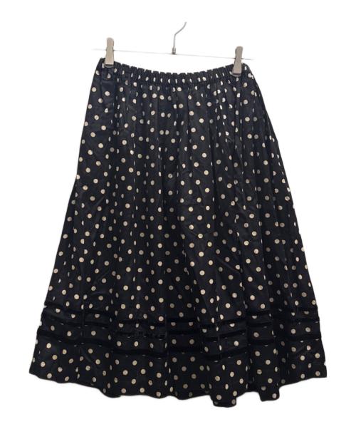 tricot COMME des GARCONS（トリココムデギャルソン）tricot COMME des GARCONS (トリココムデギャルソン) 裾テープスカート ブラック サイズ:フリーの古着・服飾アイテム