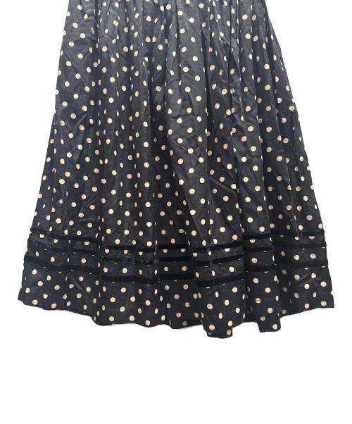 tricot COMME des GARCONS（トリココムデギャルソン）tricot COMME des GARCONS (トリココムデギャルソン) 裾テープスカート ブラック サイズ:フリーの古着・服飾アイテム