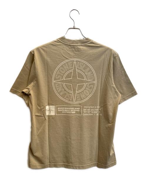 STONE ISLAND（ストーンアイランド）STONE ISLAND (ストーンアイランド) Short Sleeve T-Shirt ベージュ サイズ:М 未使用品の古着・服飾アイテム