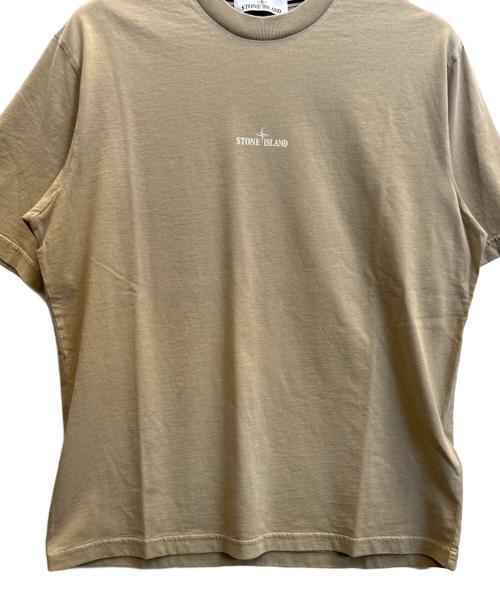 STONE ISLAND（ストーンアイランド）STONE ISLAND (ストーンアイランド) Short Sleeve T-Shirt ベージュ サイズ:М 未使用品の古着・服飾アイテム