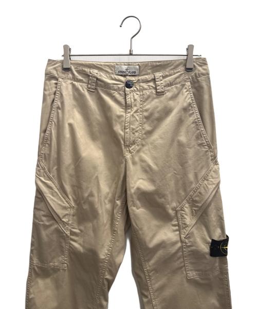 STONE ISLAND（ストーンアイランド）STONE ISLAND (ストーンアイランド) ストレートカーゴパンツ ベージュ サイズ: 73.5cm (W29)の古着・服飾アイテム