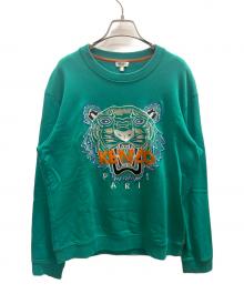 KENZO（ケンゾー）の古着「20SSタイガー刺繍スウェット」｜グリーン