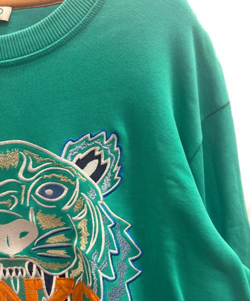 KENZO（ケンゾー）KENZO (ケンゾー) 20SSタイガー刺繍スウェット グリーン サイズ:Ｌの古着・服飾アイテム