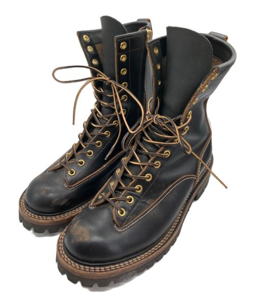 SPPN BOOTS ONLY（スッピンブーツオンリー）SPPN BOOTS ONLY (スッピンブーツオンリー) レースアップブーツ ブラック サイズ:SIZE 26cmの古着・服飾アイテム