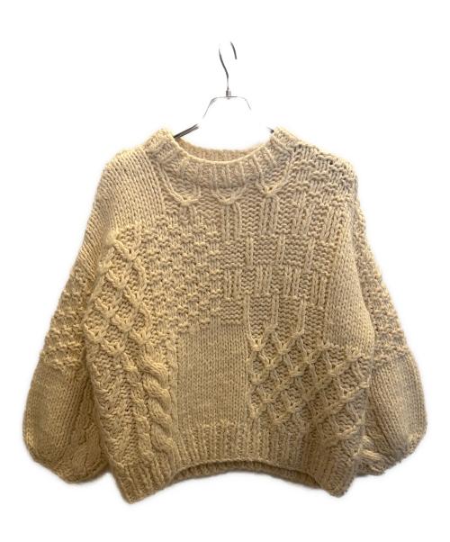 Eaphi（エフィ）Eaphi (エフィ) 厚手ニット ベージュ サイズ:フリーの古着・服飾アイテム