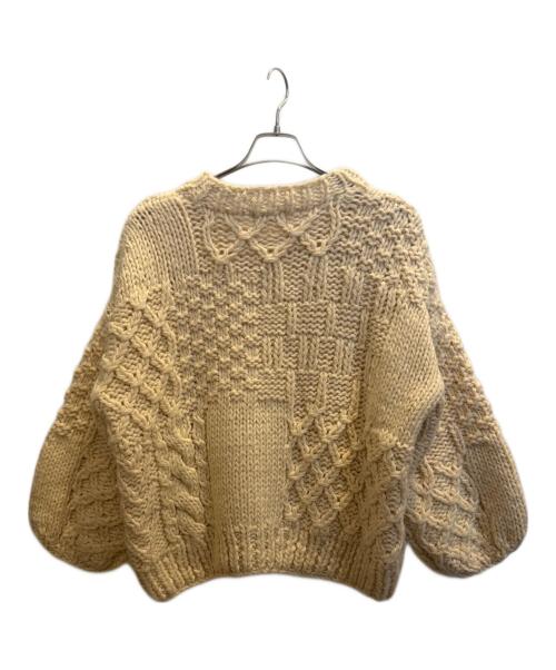 Eaphi（エフィ）Eaphi (エフィ) 厚手ニット ベージュ サイズ:フリーの古着・服飾アイテム