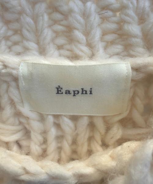 Eaphi（エフィ）Eaphi (エフィ) 厚手ニット ベージュ サイズ:フリーの古着・服飾アイテム