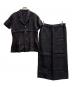 tricot COMME des GARCONS（トリココムデギャルソン）の古着「リネンスカートセットアップ」｜ブラック
