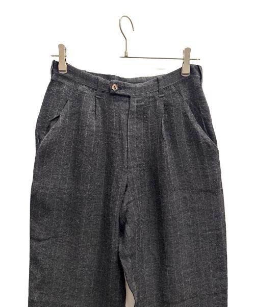 YOHJI YAMAMOTO（ヨウジヤマモト）YOHJI YAMAMOTO (ヨウジヤマモト) レーヨンスラックス グレー サイズ:xsの古着・服飾アイテム
