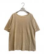 Y'sワイズ）の古着「リネンサマーニット」｜ベージュ