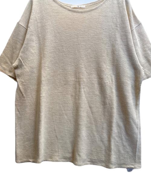 Y's（ワイズ）Y's (ワイズ) リネンサマーニット ベージュ サイズ:不明の古着・服飾アイテム