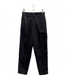 Y's WORK SHOP（ワイズ ワークショップ）の古着「レートンスラックス」｜ブラック