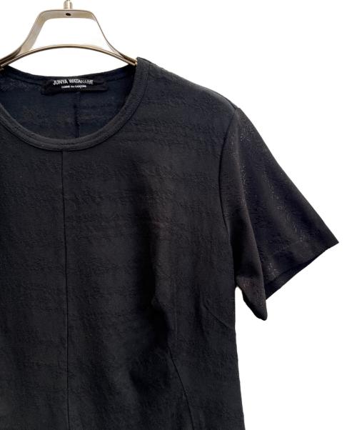 JUNYA WATANABE COMME des GARCONS（(ジュンヤワタナベ コムデギャルソン）JUNYA WATANABE COMME des GARCONS ((ジュンヤワタナベ コムデギャルソン) 半袖カットソー ブラック サイズ:不明の古着・服飾アイテム