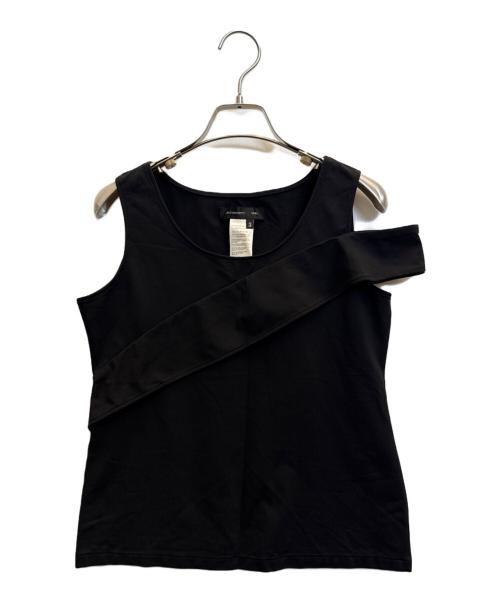 YOHJI YAMAMOTO（ヨウジヤマモト）YOHJI YAMAMOTO (ヨウジヤマモト) NOIR (ノワール) タンクトップ ブラック サイズ:SIZE 3の古着・服飾アイテム